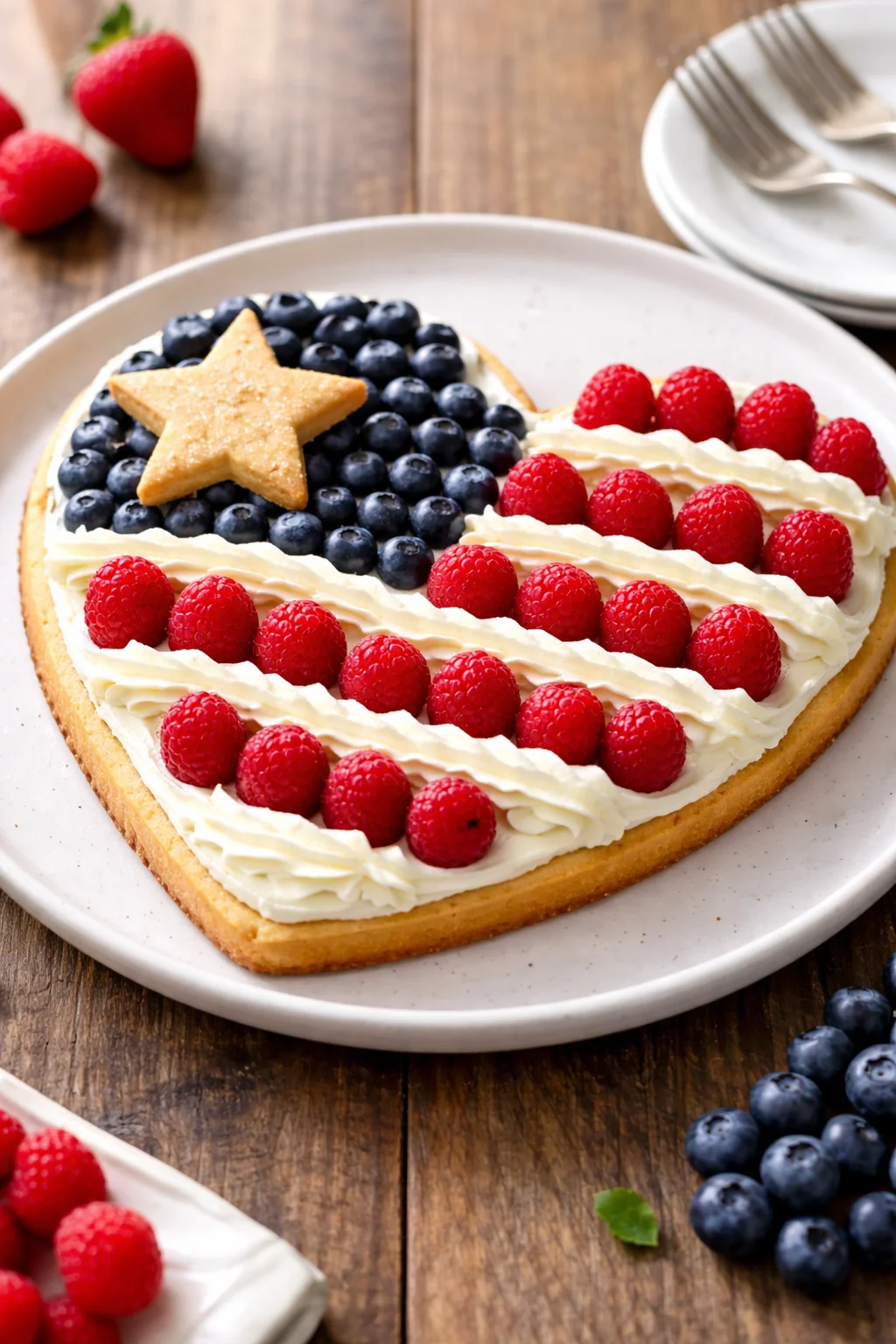 American Flag Fruit Pizza