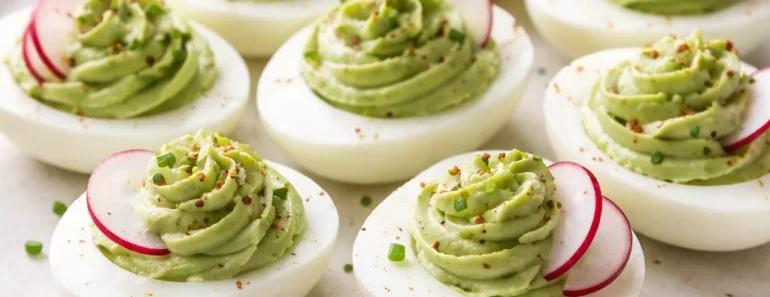 Avocado Deviled Eggs