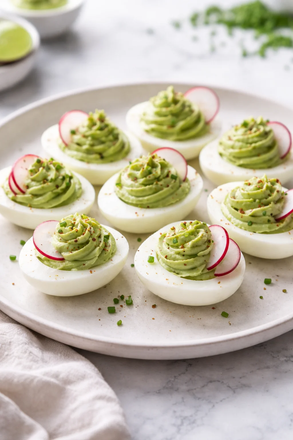 Avocado Deviled Eggs