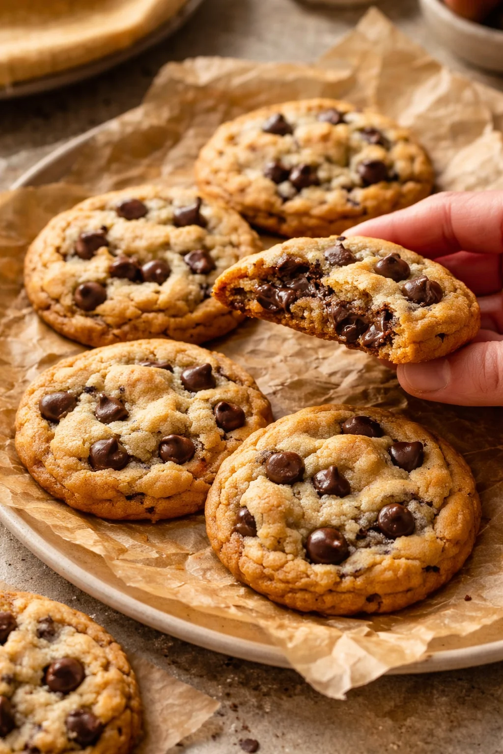 Bakery Style Chocolate Chip Cookies
