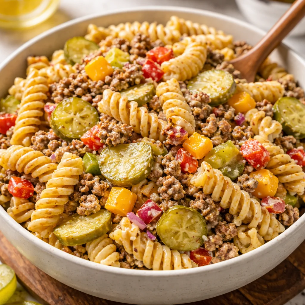 Big Mac Pasta Salad