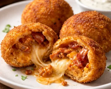 Buffalo Chicken Bacon Mozzarella Bombs