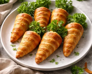 Carrot Shaped Croissant Cones