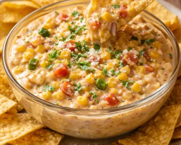 Cheesy Creamy Mexican Corn Dip