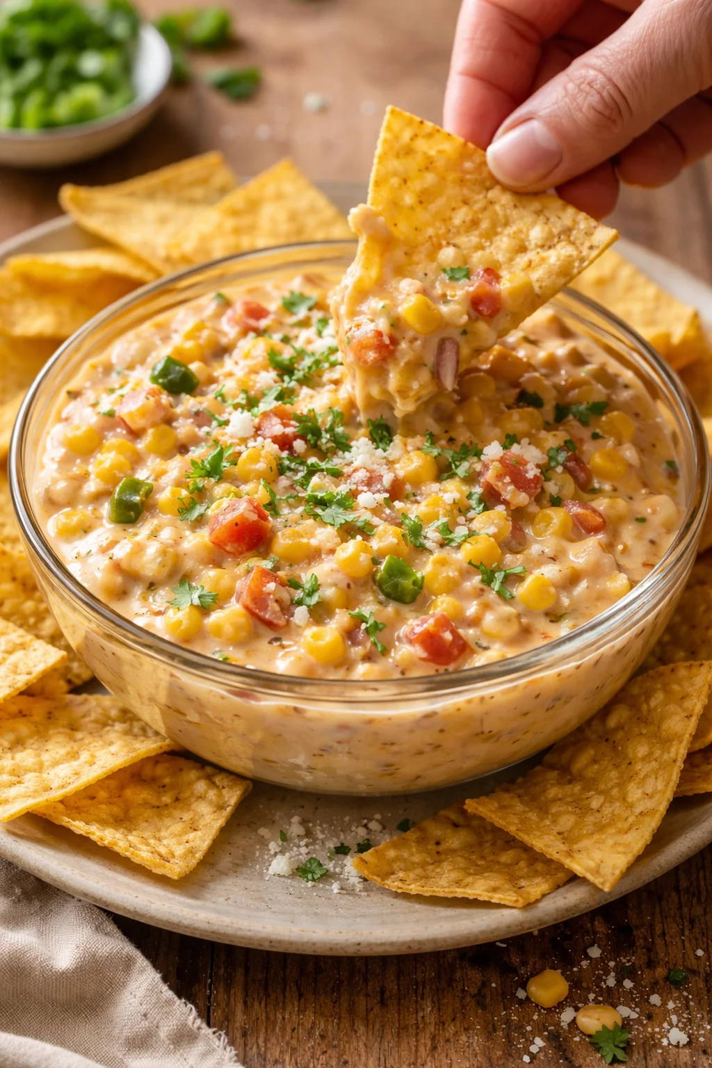 Cheesy Creamy Mexican Corn Dip