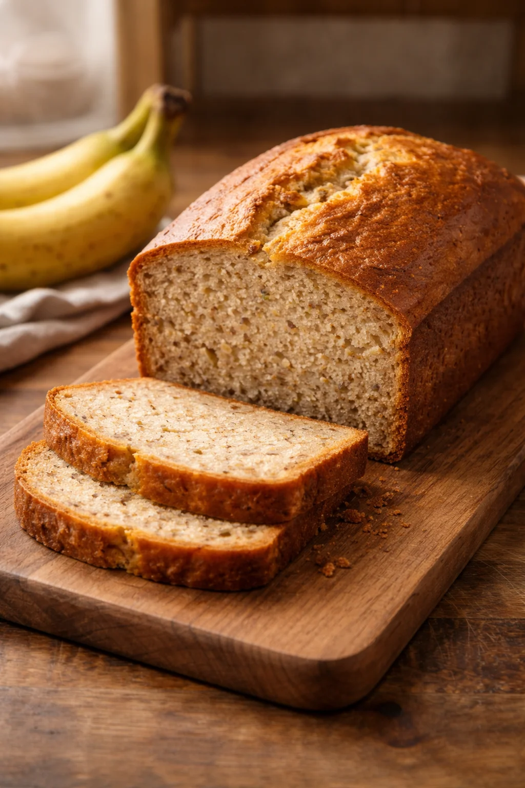 Classic Bread Machine Banana Bread