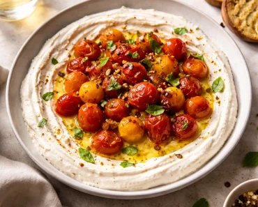 Creamy Whipped Feta with Roasted Tomatoes