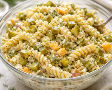 Dill Pickle Pasta Salad