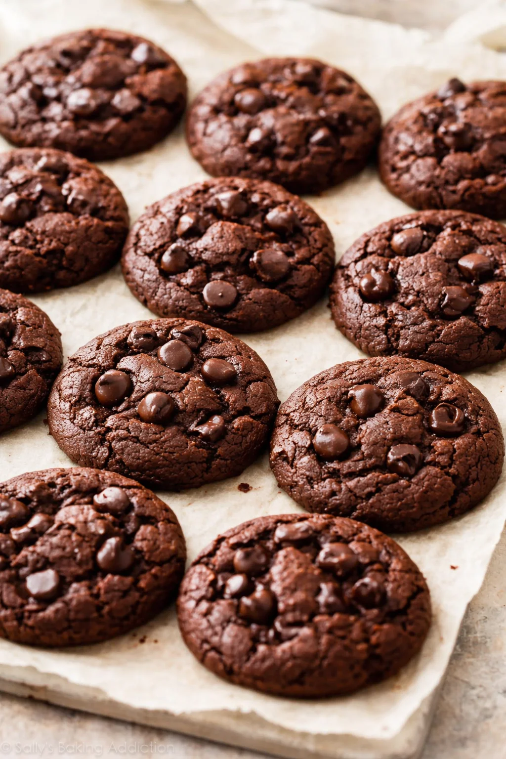 Double Chocolate Chip Cookies