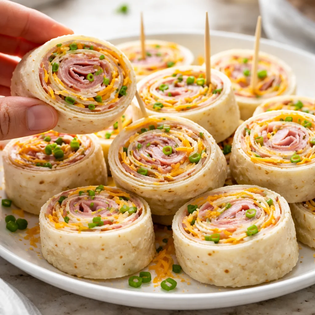 Ham and Cheese Pinwheels