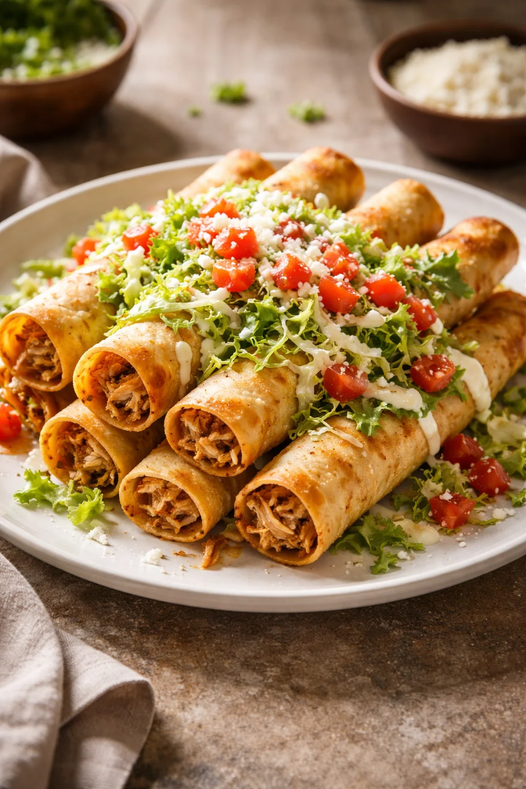 Homemade Taquitos