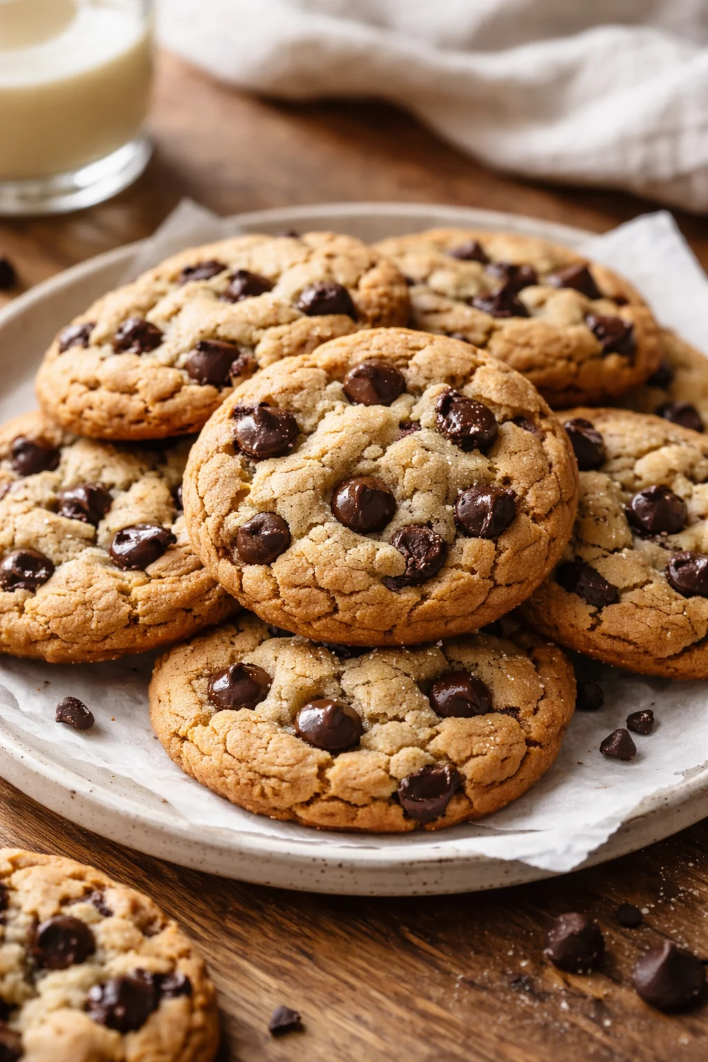 Irresistible Bakery Style Chocolate Chip Cookies