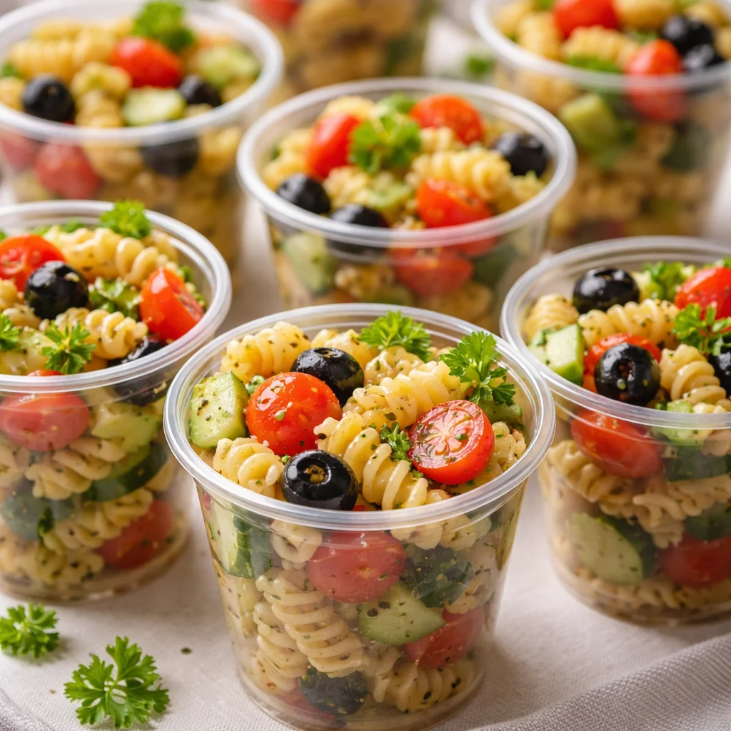 Pasta Salad Cups Recipe