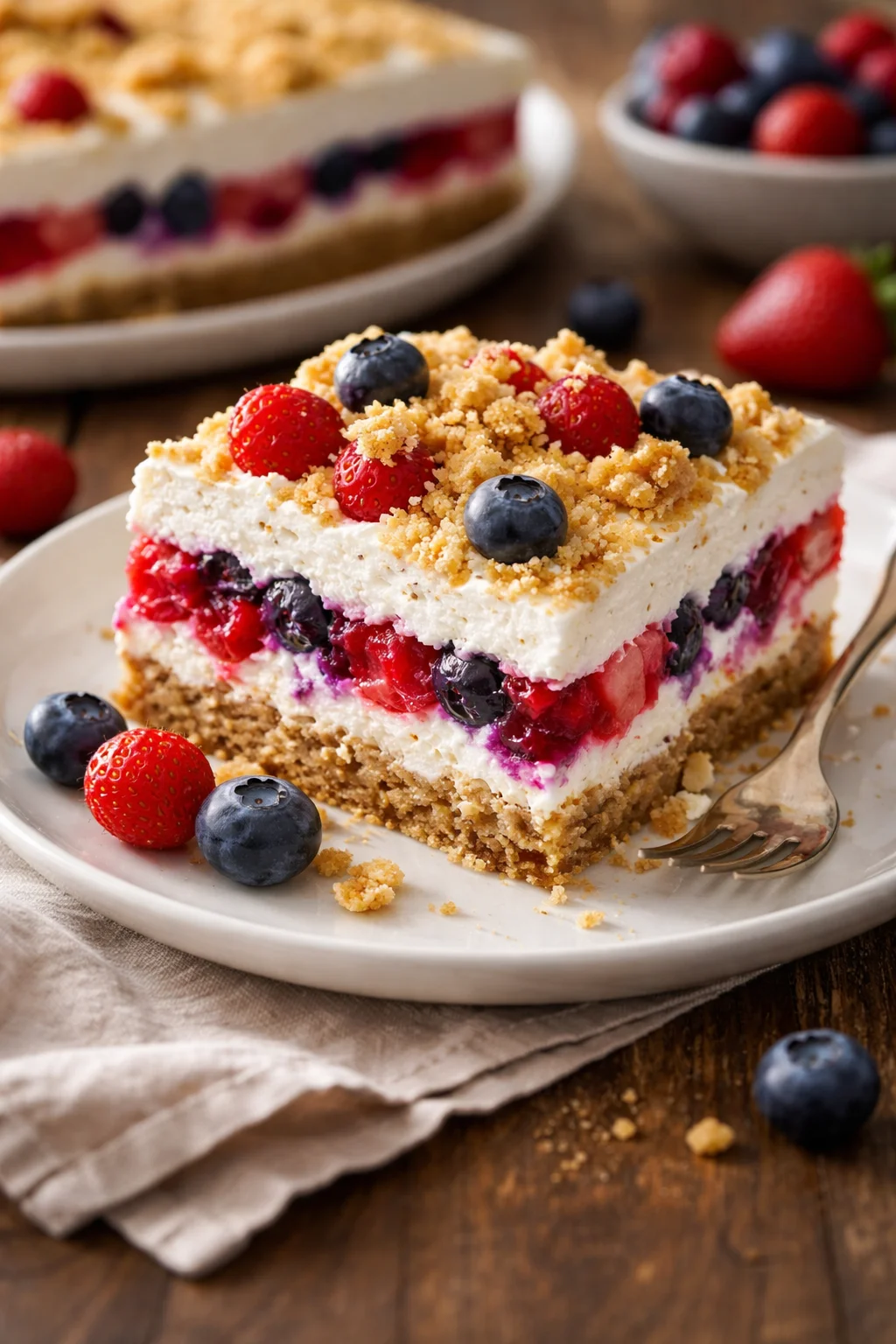 Red White & Blue Mixed Berry Yum Yum