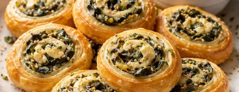 Spinach and Feta Pinwheels