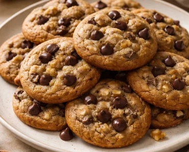 Tasty Banana Bread Chocolate Chip Cookies