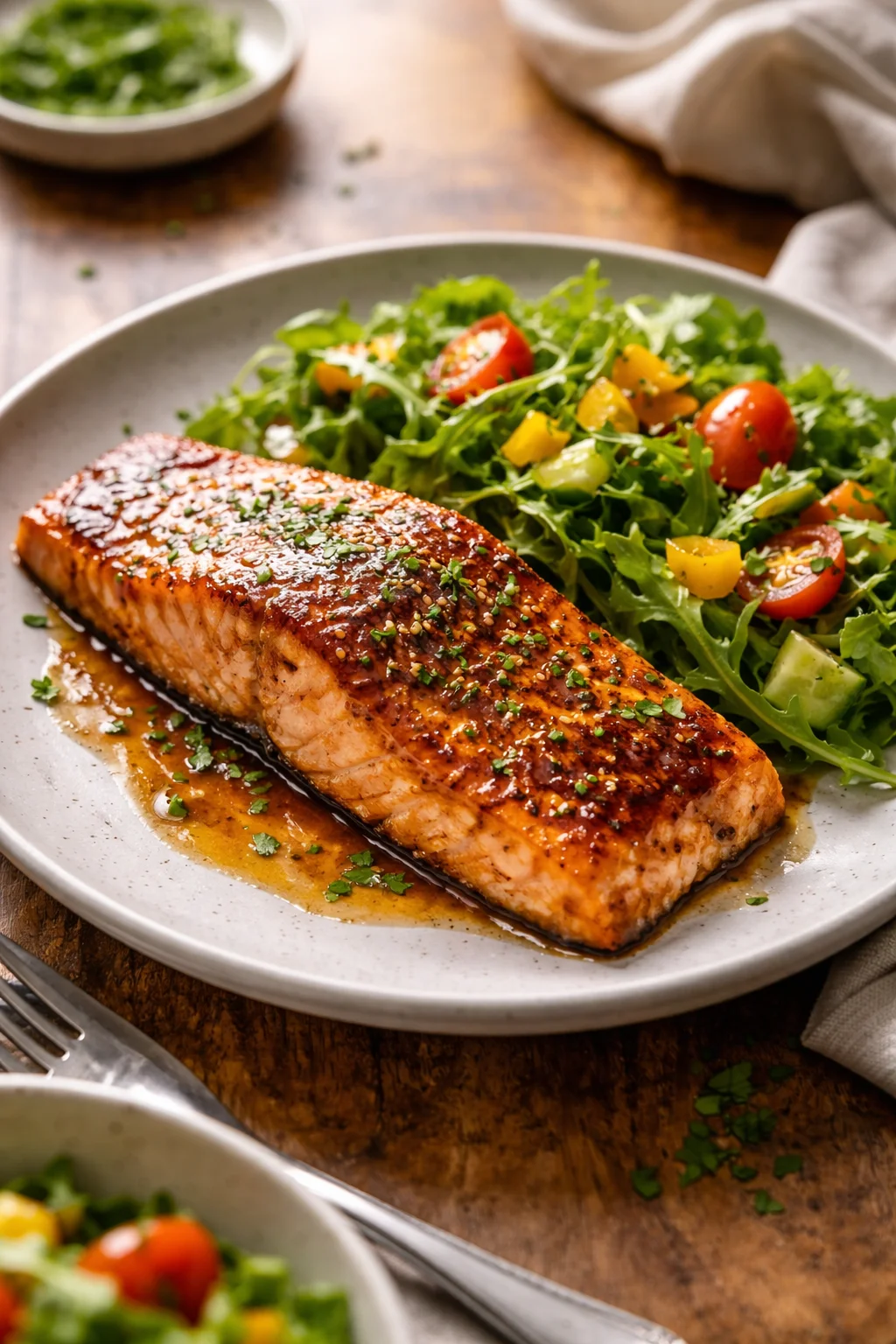 Brown Sugar Glazed Salmon