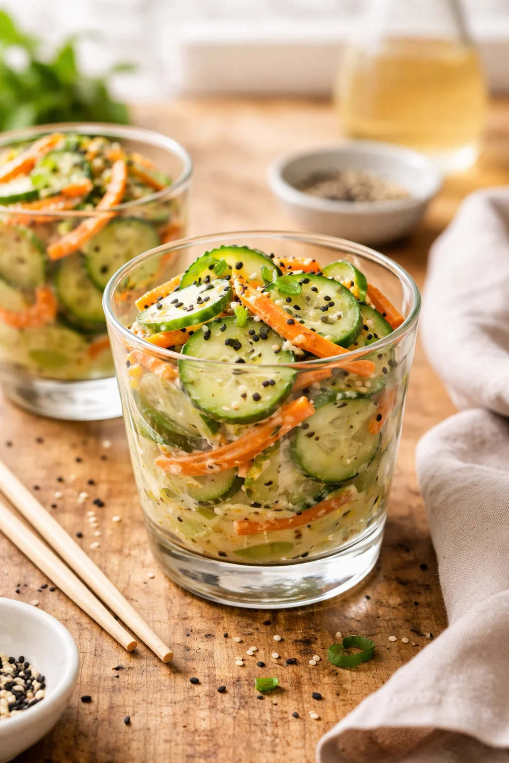 Creamy Asian Cucumber Salad