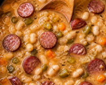 Creamy Bean Soup with Sausage
