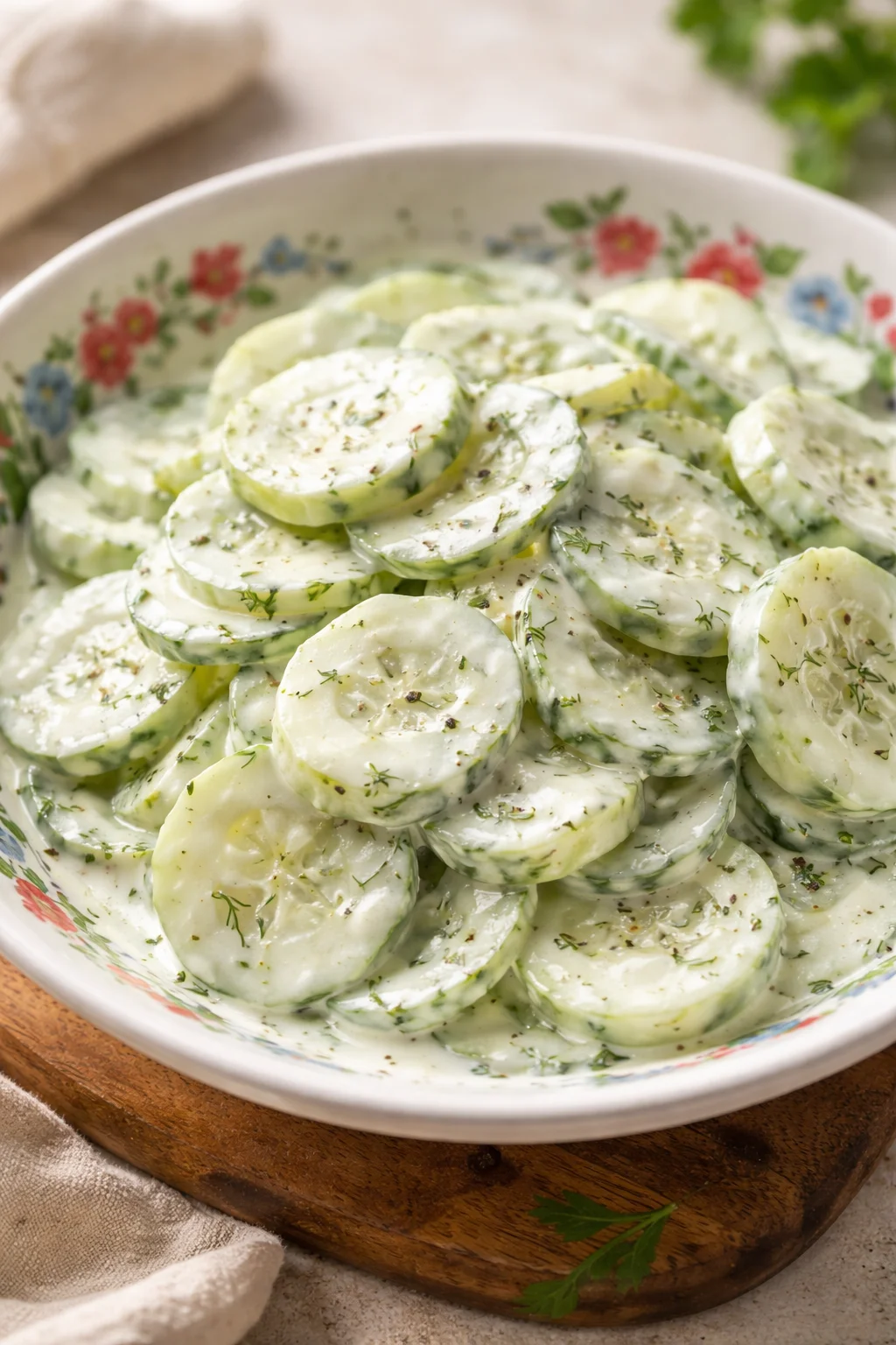 Creamy Cucumber Salad