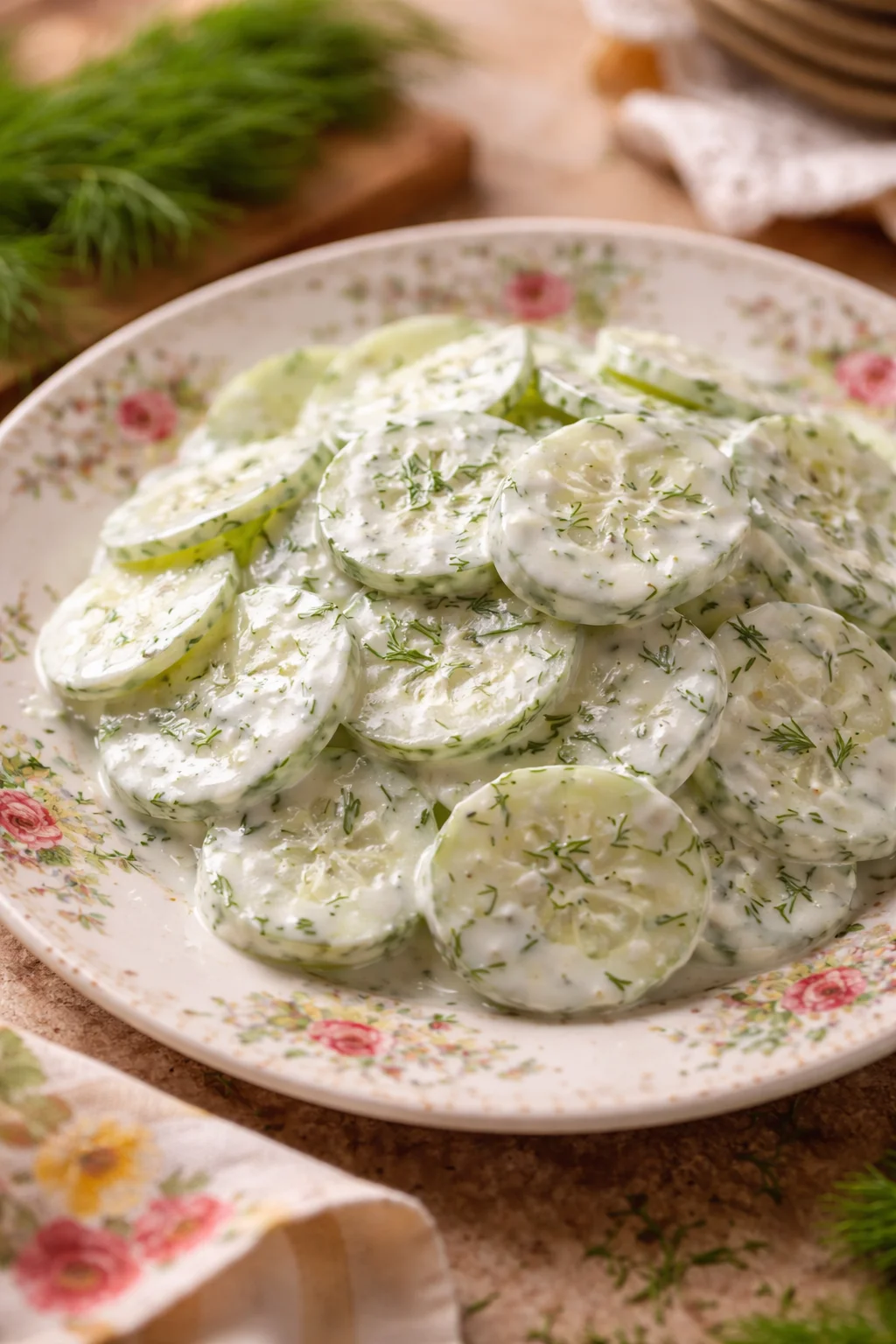 Creamy Cucumber Salad