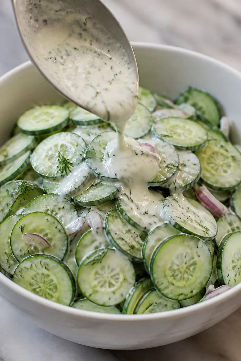 Creamy Cucumber Salad