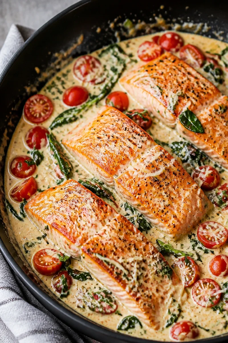 Creamy Tuscan Salmon