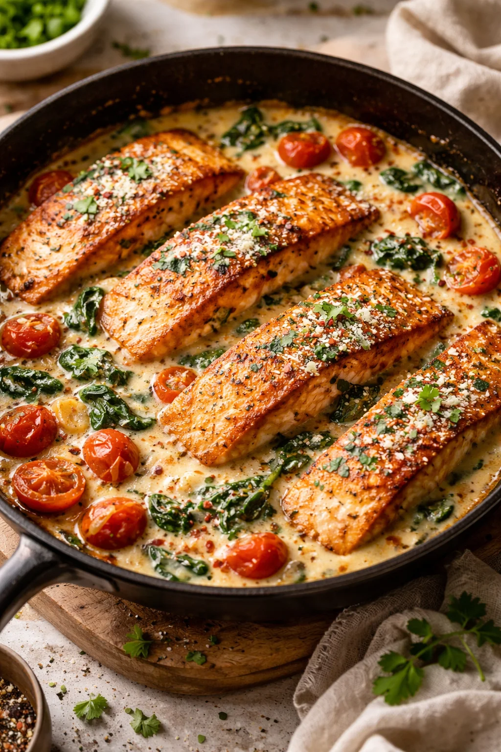 Creamy Tuscan Salmon