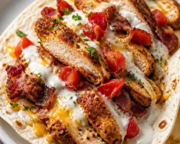 Crispy Chicken Bacon Ranch Wrap