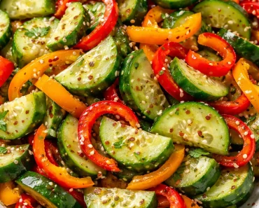 Cucumber and Sweet Pepper Salad Cucumber and Sweet Pepper Salad