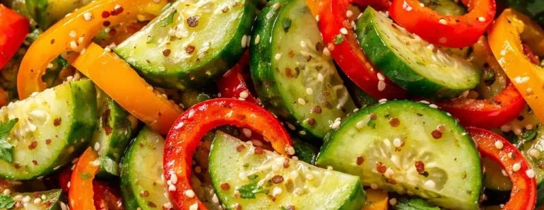Cucumber and Sweet Pepper Salad