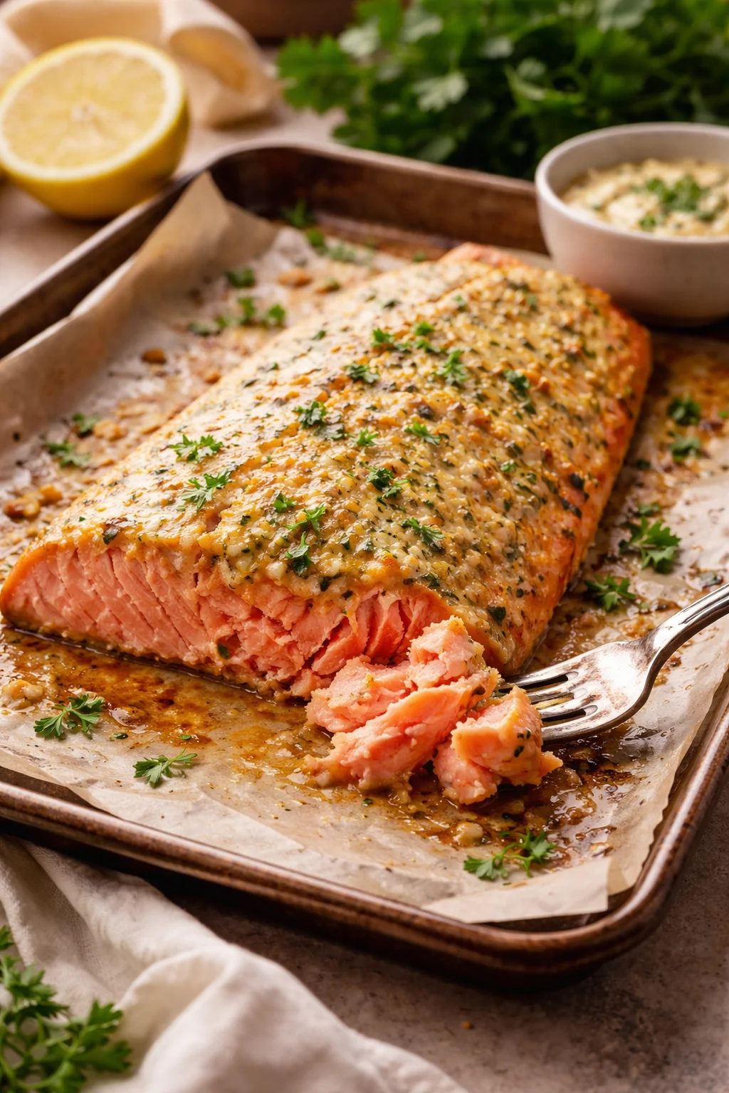 Dijon Baked Salmon