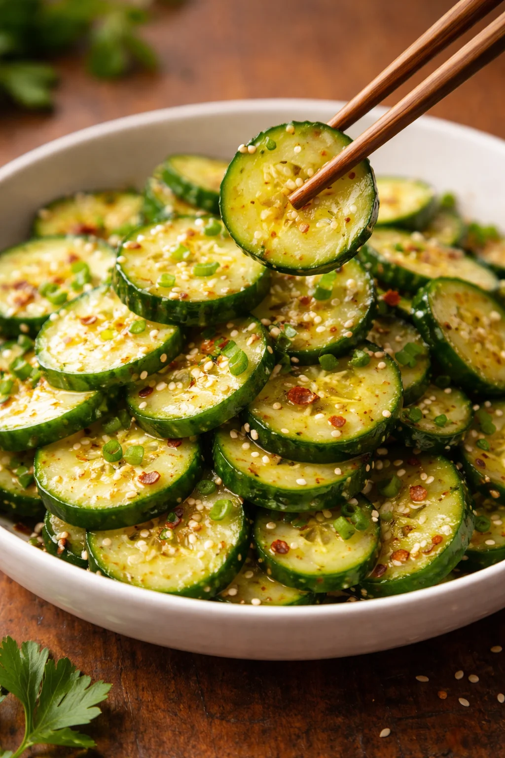Easy Asian Cucumber Salad