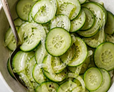 Easy Cucumber Vinegar Salad Recipe (with Sweet Onion) Easy Cucumber Vinegar Salad Recipe (with Sweet Onion)