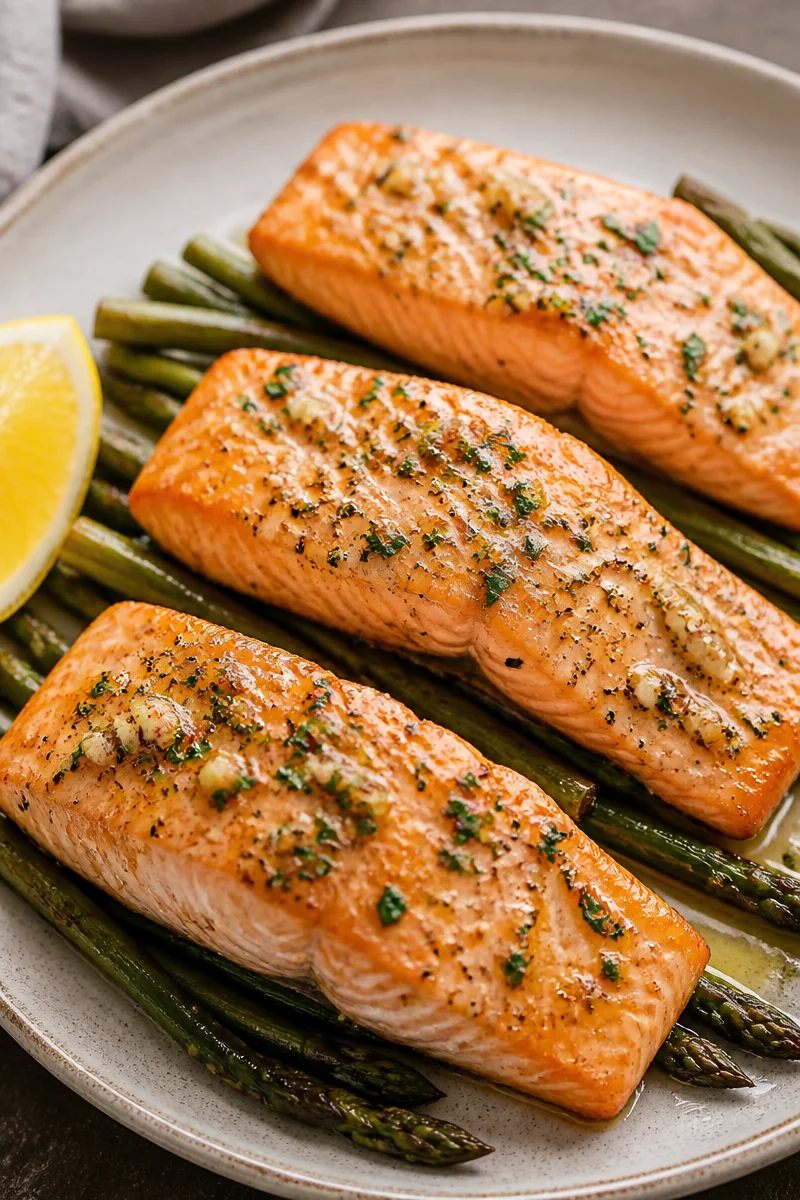 Garlic Butter Baked Salmon