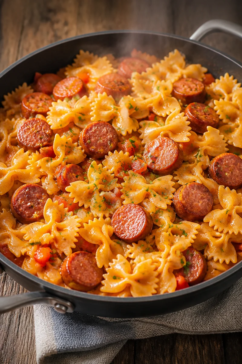 One Pot Kielbasa Pasta