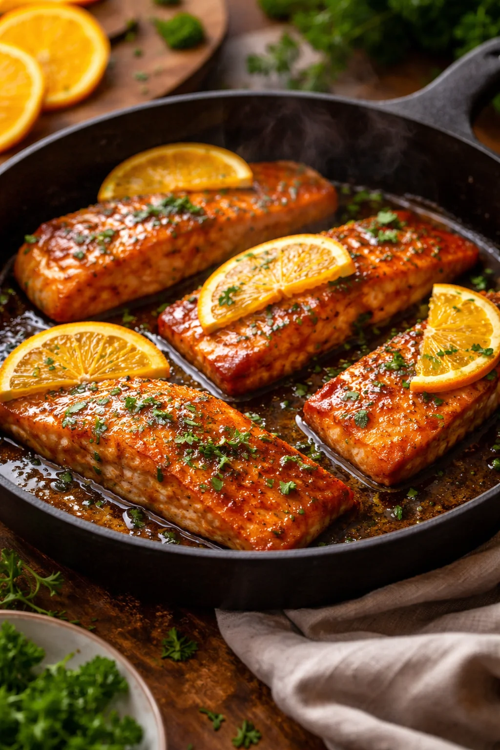 Orange Glazed Salmon