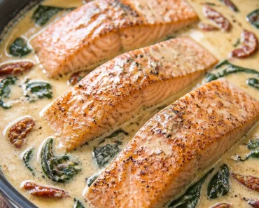 Pan Seared Salmon in Parmesan Cream Sauce Pan Seared Salmon in Parmesan Cream Sauce