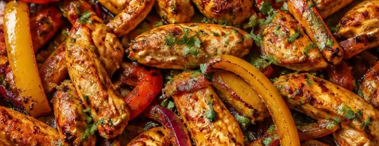 Sheet Pan Chicken Fajitas