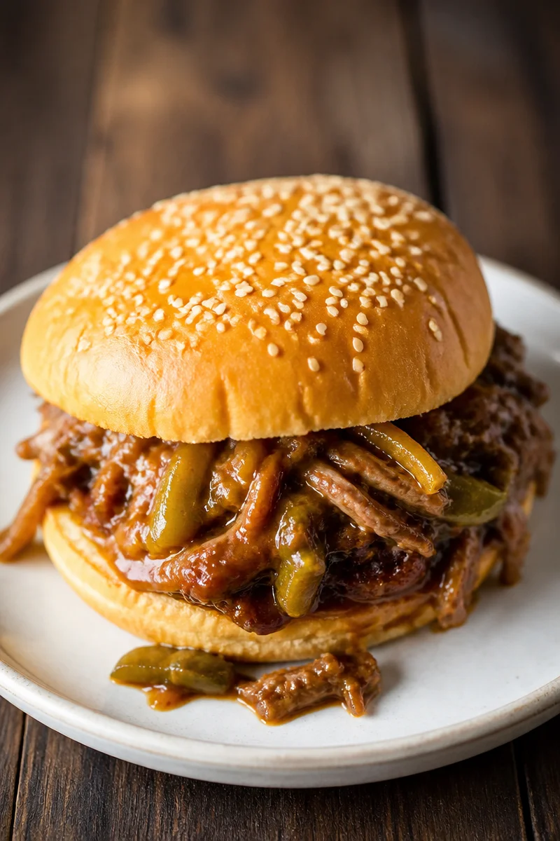 Slow Cooker Cowboy Sandwiches