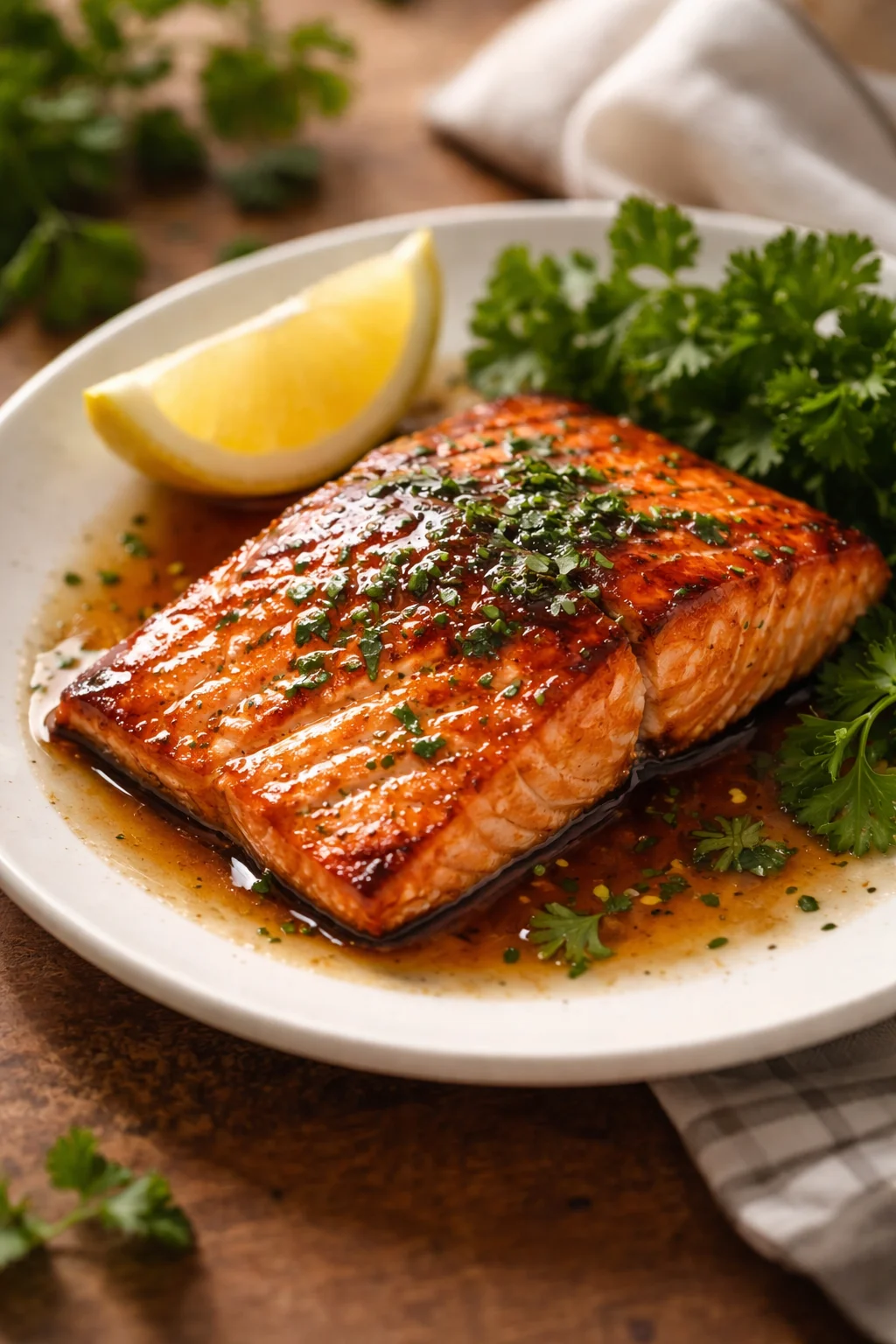 Texas Roadhouse Style Baked Salmon - Restaurant Flavor at Home