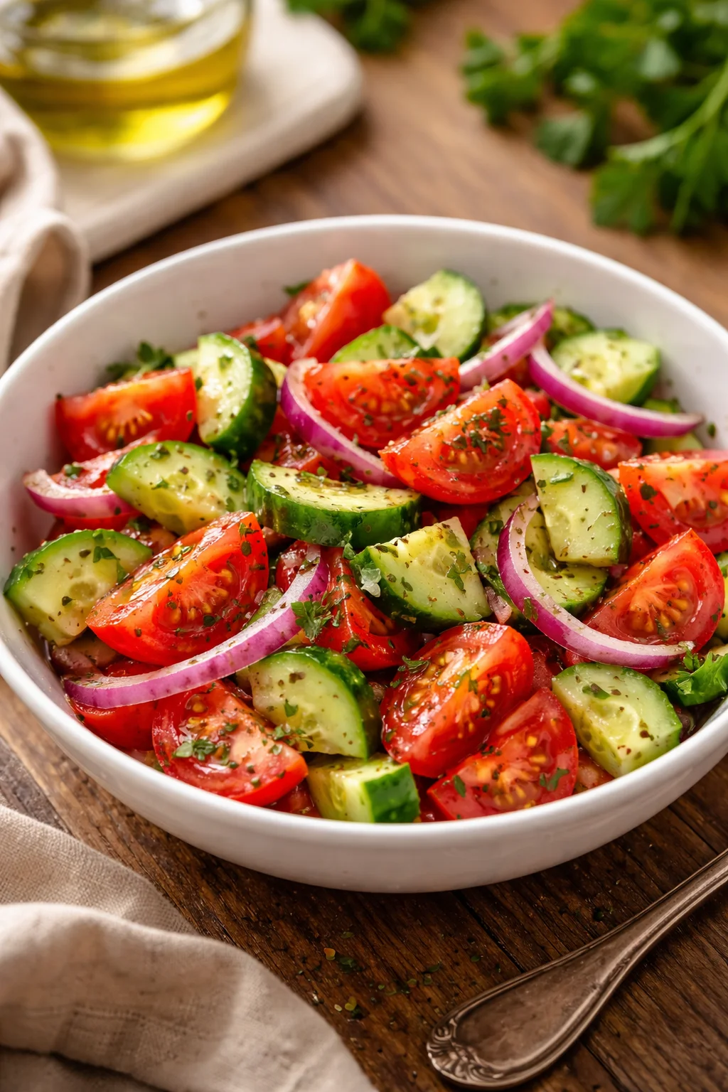Tomato Cucumber Salad