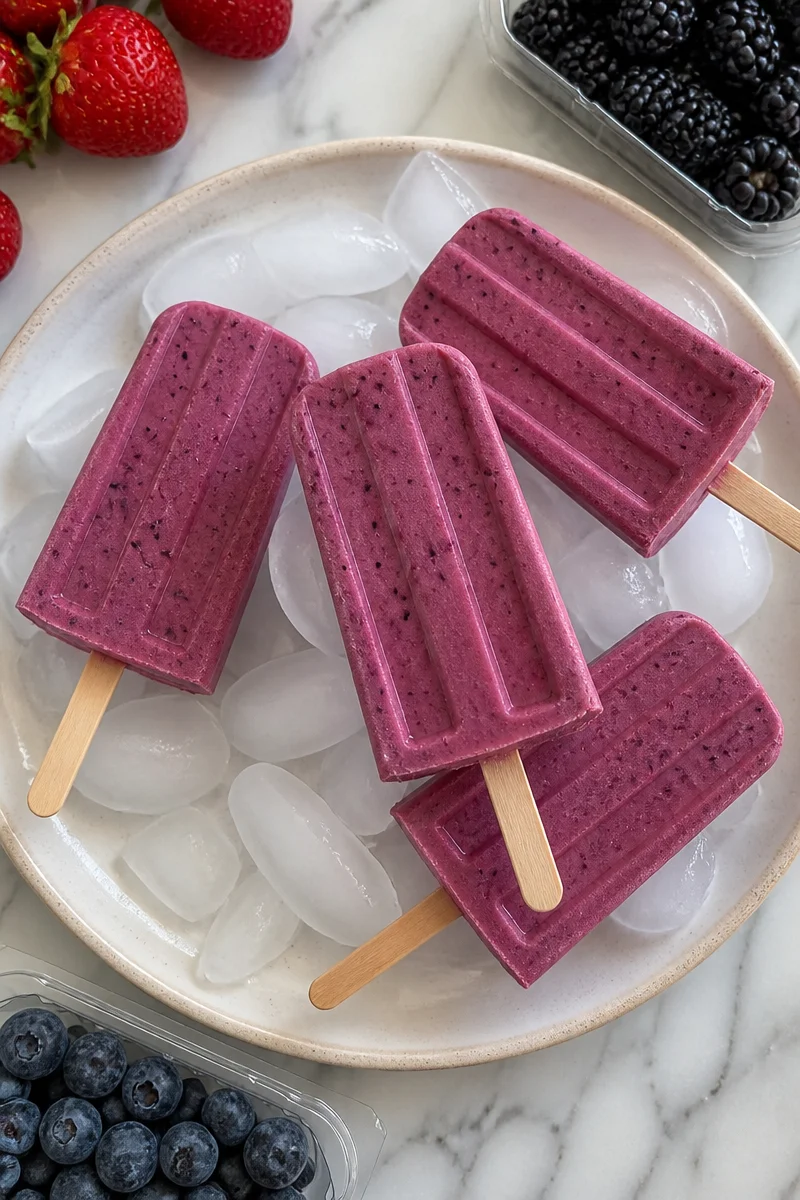 3-Ingredient Greek Yogurt Popsicles