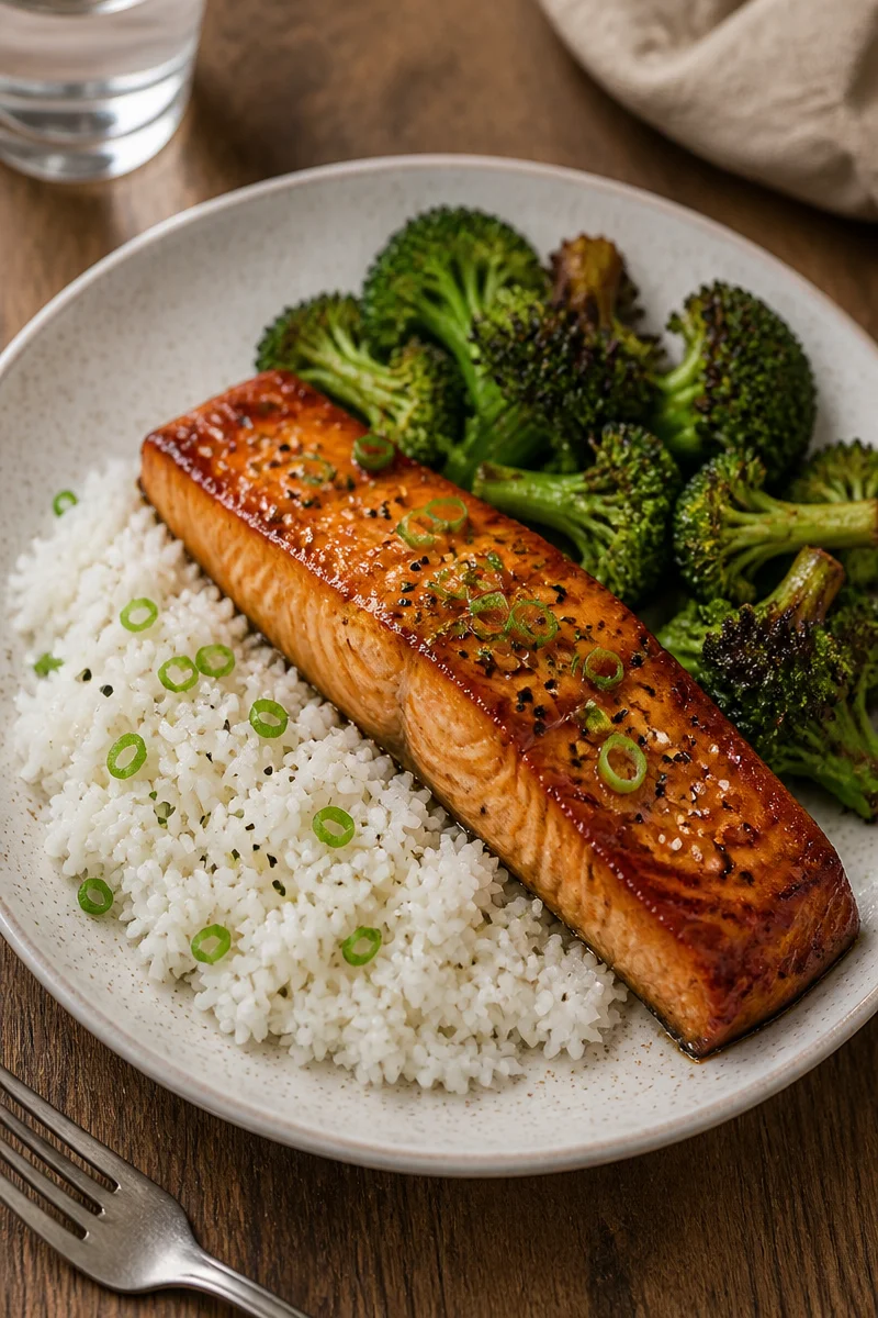 Air Fryer Honey Garlic Salmon