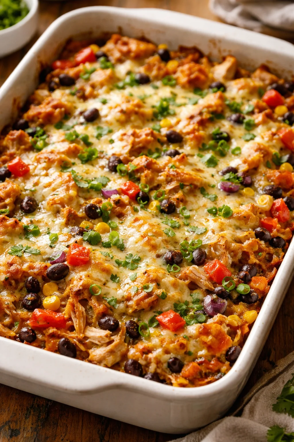 Chicken Burrito Casserole