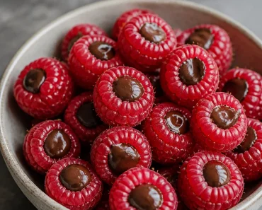 Chocolate Filled Raspberries