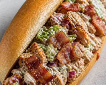 Chopped Chicken Bacon Ranch Sandwich Chopped Chicken Bacon Ranch Sandwich
