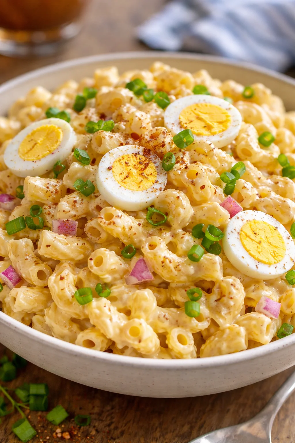 Deviled Egg Pasta Salad