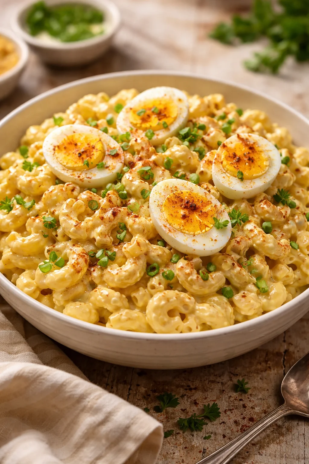 Deviled Egg Pasta Salad