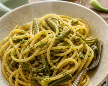 Garlic Scape Pasta (Vegan)